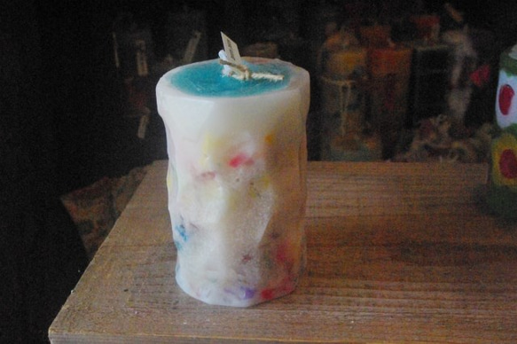 candle　円柱wide8ｃｍ　d2266 6枚目の画像