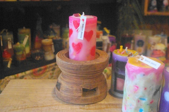 candle　円柱wide6ｃｍ　ｄ2281 4枚目の画像