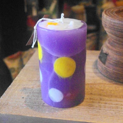 candle　円柱wide6ｃｍ　ｄ2284 3枚目の画像