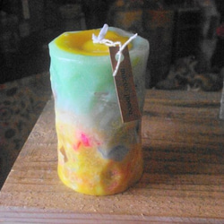 candle　円柱wide7ｃｍ　ｄ2331 1枚目の画像