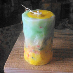 candle　円柱wide7ｃｍ　ｄ2331 4枚目の画像