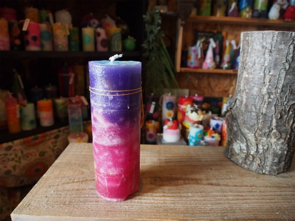 candle　tall円柱wide7cm　ｄ2769 4枚目の画像