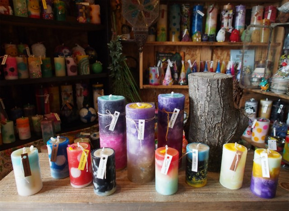 candle　tall円柱wide7cm　ｄ2769 5枚目の画像