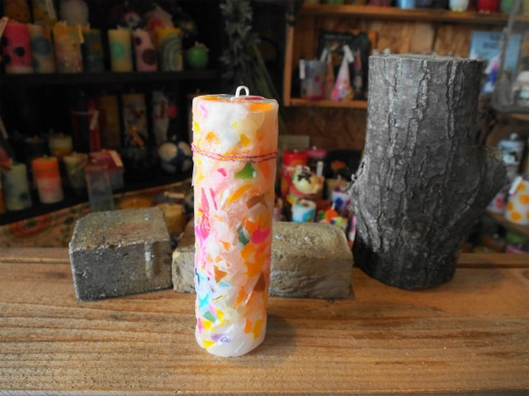 candle　tall円柱wide6,5cm　ｄ2946 3枚目の画像