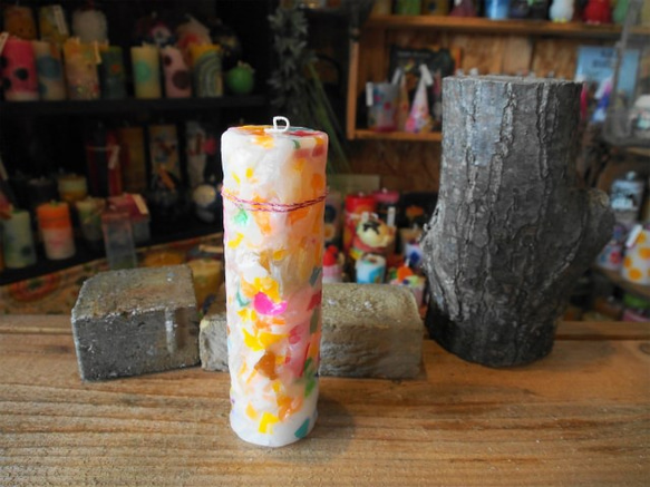 candle　tall円柱wide6,5cm　ｄ2946 4枚目の画像