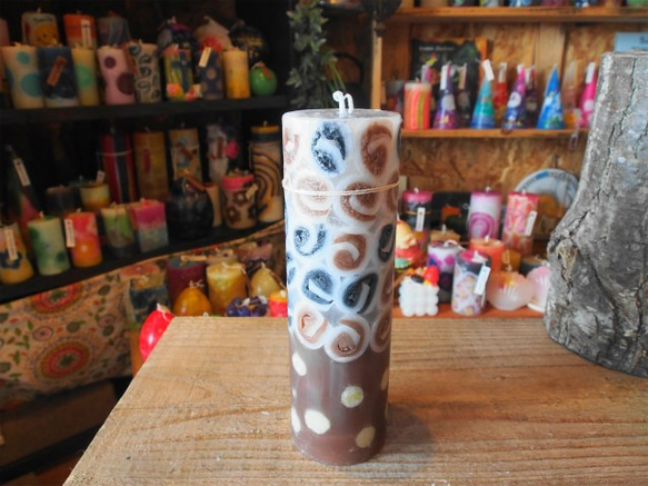 candle　tall円柱wide6.5ｃｍ　ｄ3218 3枚目の画像