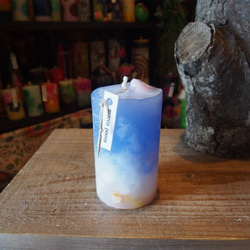 candle　円柱wide6ｃｍ　ｄ3244 2枚目の画像