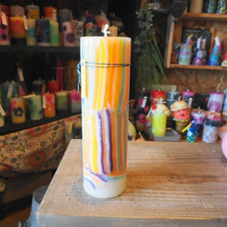 candle　tall円柱wide6.5ｃｍ　ｄ3279 2枚目の画像