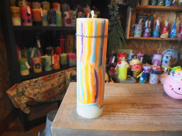 candle　tall円柱wide6.5ｃｍ　ｄ3279 4枚目の画像