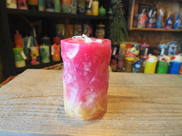 candle　円柱wide7ｃｍ　ｄ3362 4枚目の画像