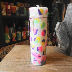 candle　tall円柱wide6.5ｃｍ　ｄ3368 2枚目の画像
