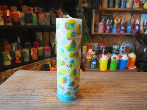 candle　tall円柱wide6.5ｃｍ　ｄ3372 3枚目の画像