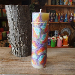 candle　tall円柱wide6.5ｃｍ　ｄ3378 2枚目の画像