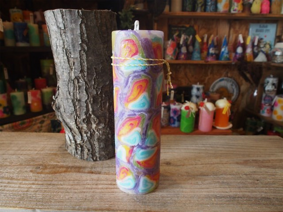 candle　tall円柱wide6.5ｃｍ　ｄ3378 4枚目の画像