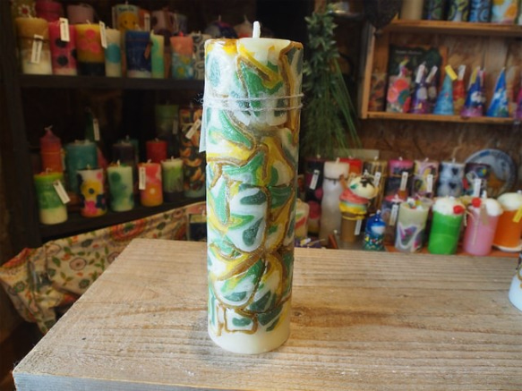 candle　tall円柱wide6.5ｃｍ　ｄ3413 3枚目の画像