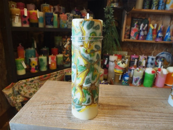 candle　tall円柱wide6.5ｃｍ　ｄ3413 4枚目の画像