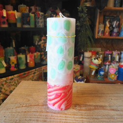 candle　tall円柱wide6.5ｃｍ　ｄ3448 3枚目の画像