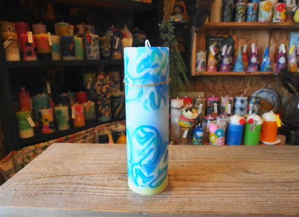 candle　tall円柱wide6.5ｃｍ　ｄ3456 5枚目の画像