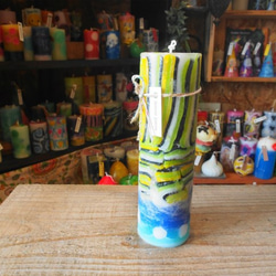 candle　tall円柱wide6.5ｃｍ　ｄ3574 2枚目の画像