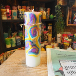 candle　tall円柱wide6.5ｃｍ　ｄ3807 3枚目の画像
