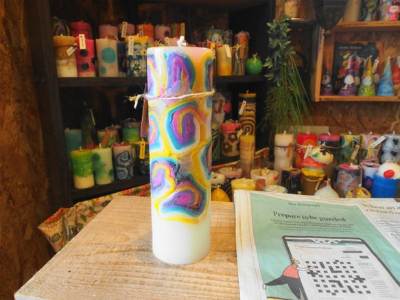 candle　tall円柱wide6.5ｃｍ　ｄ3807 3枚目の画像