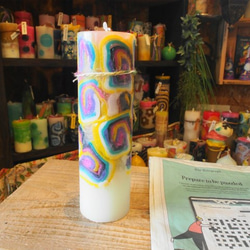 candle　tall円柱wide6.5ｃｍ　ｄ3807 4枚目の画像