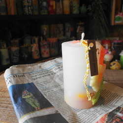 candle　円柱wide6ｃｍ　ｄ3913 5枚目の画像