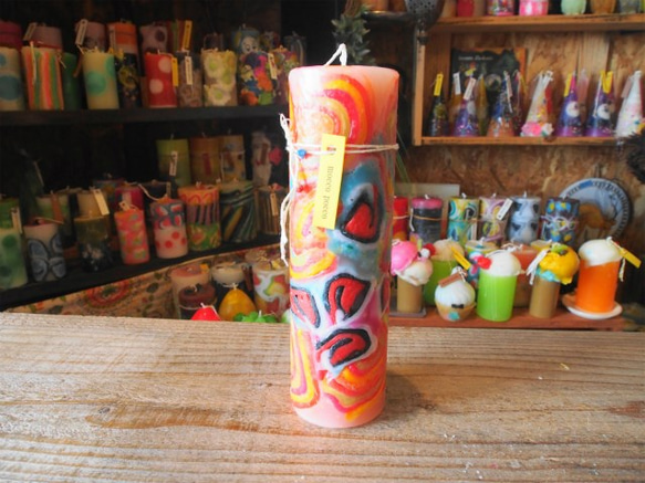 candle　tall円柱wide6.5ｃｍ　ｄ3990 1枚目の画像