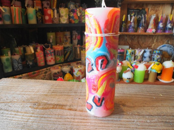 candle　tall円柱wide6.5ｃｍ　ｄ3990 4枚目の画像