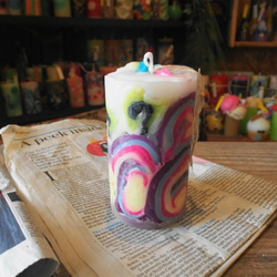 candle　円柱wide6ｃｍ　ｄ3996 5枚目の画像