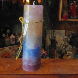 candle　tall円柱wide6.5㎝　c2047 1枚目の画像