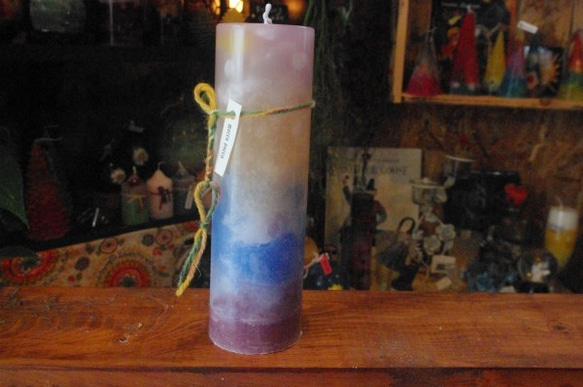 candle　tall円柱wide6.5㎝　c2047 1枚目の画像