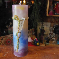 candle　tall円柱wide6.5㎝　c2047 3枚目の画像