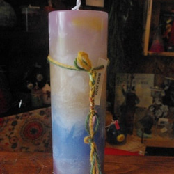 candle　tall円柱wide6.5㎝　c2047 4枚目の画像