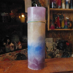 candle　tall円柱wide6.5㎝　c2047 5枚目の画像