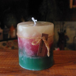 candle　円柱　wide7㎝　c2123 2枚目の画像