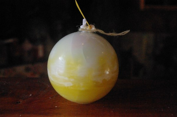 candle　球体8㎝　c2319 3枚目の画像