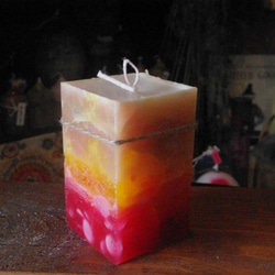 candle　四角柱　ｃ2390 4枚目の画像