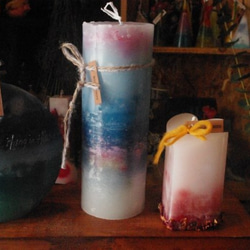 candle　tall円柱wide7㎝　c2437 6枚目の画像