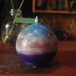 candle　球体8ｃｍ　c2670 3枚目の画像