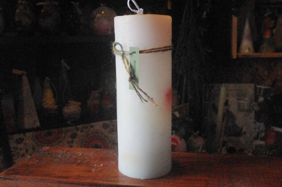 candle　tall円柱wide７㎝　ｃ2739 1枚目の画像