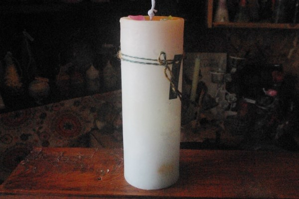 candle　tall円柱wide７㎝　ｃ2739 4枚目の画像