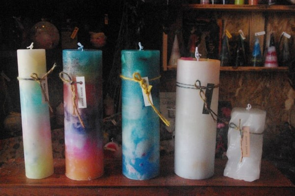 candle　tall円柱wide７㎝　ｃ2739 7枚目の画像