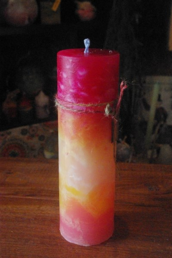 candle　tall円柱wide6.5㎝　ｃ2748 3枚目の画像