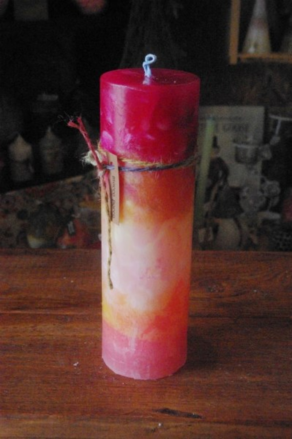 candle　tall円柱wide6.5㎝　ｃ2748 5枚目の画像