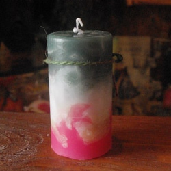 candle　ミニ円柱wide5㎝　c2764 4枚目の画像