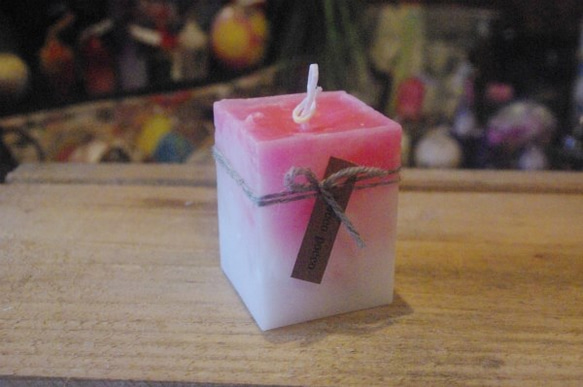 candle　四角柱　ｃ2971 2枚目の画像