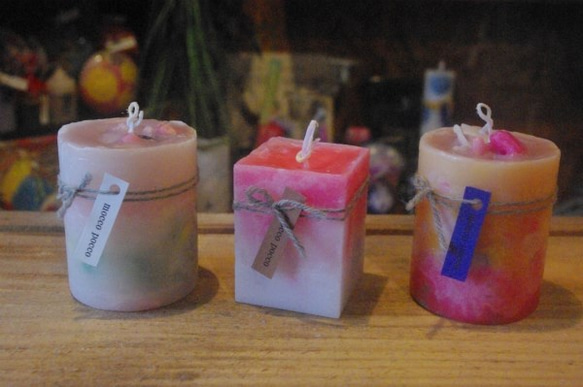 candle　四角柱　ｃ2971 7枚目の画像