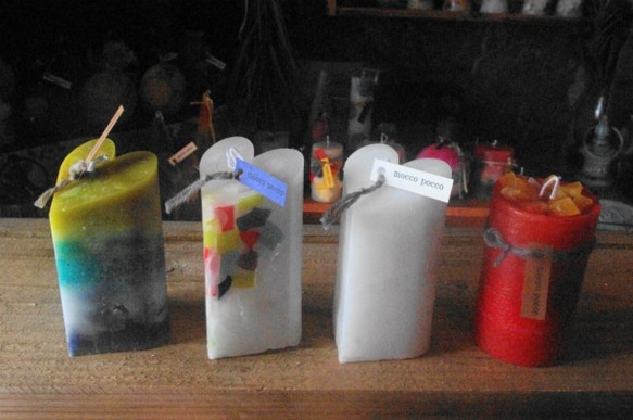 candle　ハート柱　ｃ3023 5枚目の画像