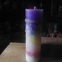 candle　tall円柱wide6.5㎝　ｃ3026 3枚目の画像